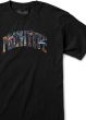 Camiseta Primitive Skateboards Collegiate Aquatic Black
