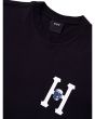 Camiseta HUF Silk MC Skulls Classic H - Preto