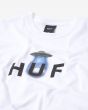 Camiseta HUF Worldwide Abducted Branca