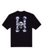 Camiseta HUF Silk MC Skulls Classic H - Preto