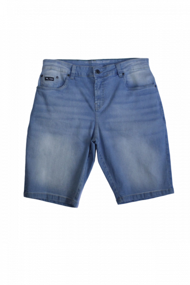 Bermuda Jeans LRG Azul Claro Melbourne Skateboards - Calça Skate Confortável