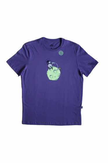 Camiseta Lost Enterprises Moon Lost Roxo Lost Enterprises - Camiseta Skate Streetwear