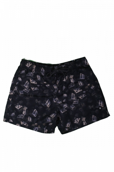 Bermuda Boardshort Elástico MCD Dados Preto