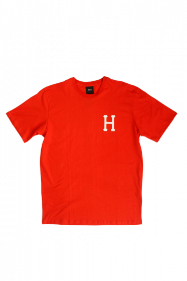 Camiseta Essentials Huf Wordwide Classic H Vermelho