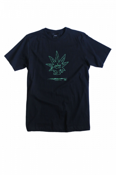Camiseta HUF Silk Easy Green Black 420 Collection