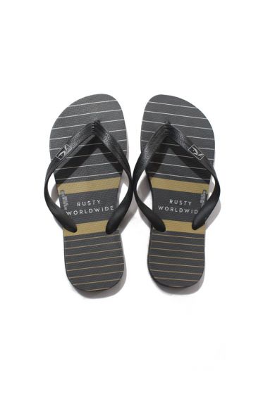 Chinelo Rusty Worldwide Preto 