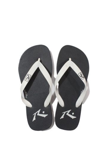 Chinelo Rusty Worldwide Preto e Branco