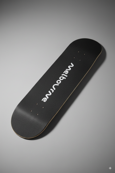 Shape Maple Melbourne Skateboards Black Classic 