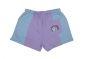 Detalhe Short Moletom Feminino Child Cracked Lilás Child Skate - Estilo Urbano