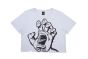 Blusa Cropped Feminina Santa Cruz Skateboards Huge Hand