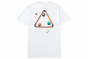 Camiseta Huf Worldwide Essentials Dirty Pool TT Branco