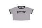 Cropped Thrasher Feminino Skate Mag Cinza