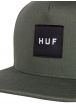Boné HUF Essentials  Unstructure Box Logo Snapback Verde Musgo