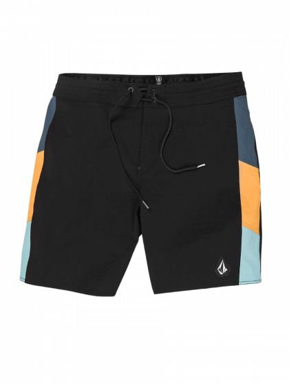 Bermuda Boardshort Volcom Dreams Liberators Preto Volcom Stone - Calça Skate Confortável