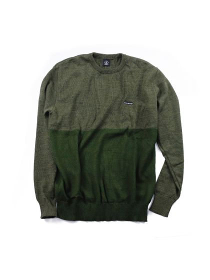 Comprar Blusão Tricot Volcom Stone Block Verde Mescla Volcom Stone - Loja Melbourne Skateboards