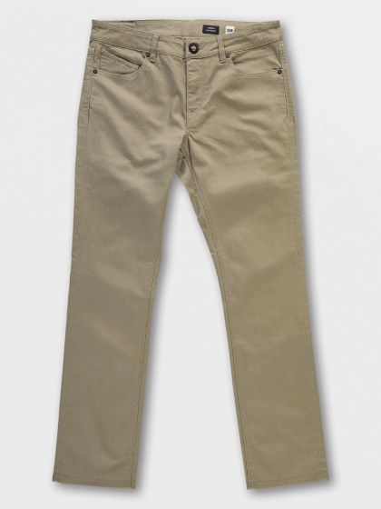 Calça Sarja Volcom Stone Vorta Khaki