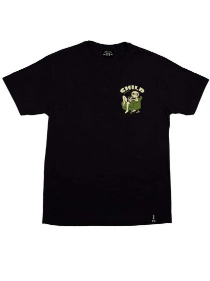 Camiseta Child Basica Quarentena Preta