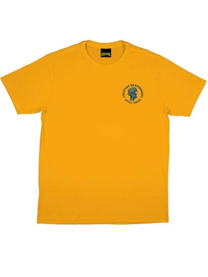 Camiseta Creature Skateboards Return Of The Fiend Amarela
