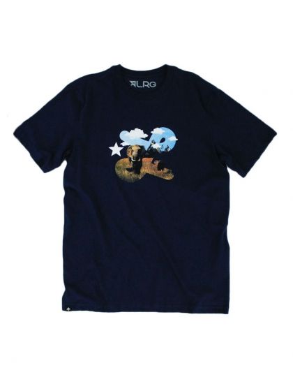 Foto Camiseta LRG Clothing Elerha Azul Marinho Melbourne Skateboards - Roupa Original