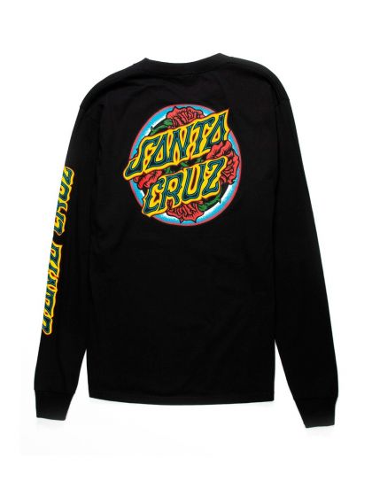 Camiseta Manga Longa Santa Cruz Skateboards Dressen Roses Dot