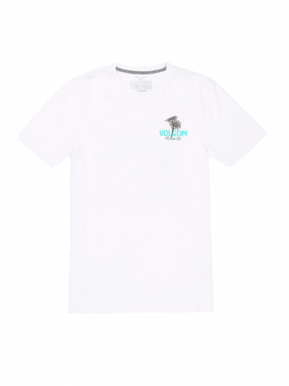 Camiseta Volcom Long Fit Psychedaisy Branca