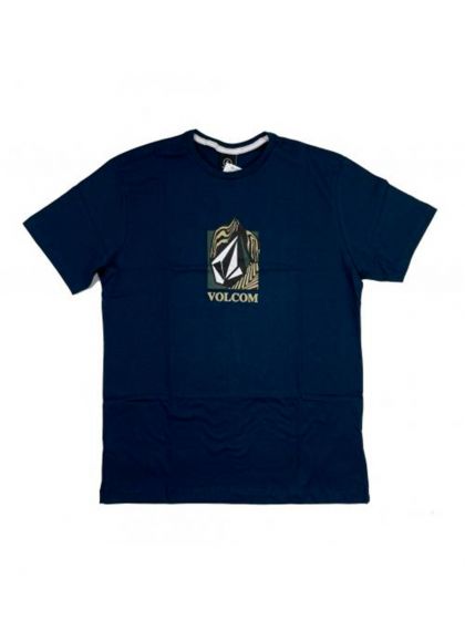 Camiseta Volcom Stone Crostic Azul Marinho