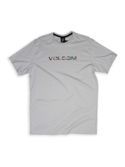 Camiseta Volcom Stone Euro Cinza 