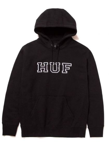 Moletom Canguru Fechado Huf Hartford Especial Preto