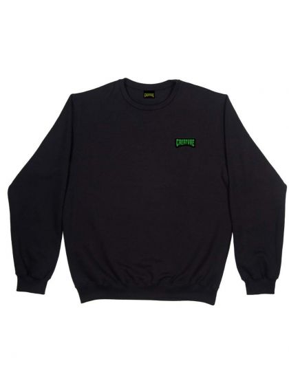 Foto Moletom Careca Creature Skateboards Logo Trench Preto Creature Skateboards - Roupa Original