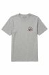 Camiseta Volcom Stone Slim Fronds Cinza Mescla