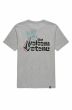 Camiseta Volcom Stone Slim Fronds Cinza Mescla