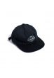 Boné HUF Worldwide Global Cordury 6 Panel Preto