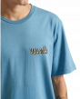 Camiseta Volcom Long Fit Widgets -Azul