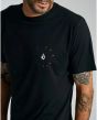 Camiseta Volcom Stone Slim Bird Preta