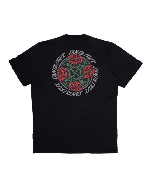 Camiseta Santa Cruz Skateboards Dressen Rose Solo SS