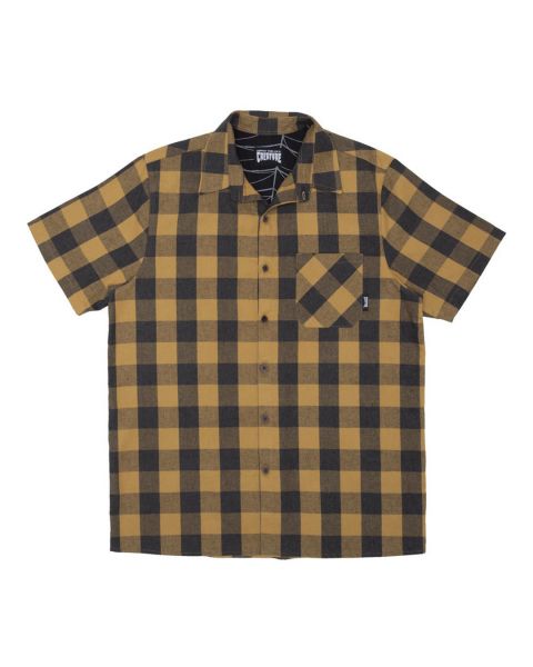 Camisa Xadrez Creature Fiends Web SS Shirt 