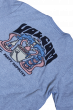 Camiseta Volcom  Long Fit Pearys Cinza Mescla
