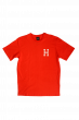 Camiseta Essentials Huf Wordwide Classic H Vermelho