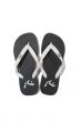 Chinelo Rusty Worldwide Preto e Branco