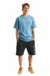 Camiseta Volcom  Long Fit Widgets -Azul