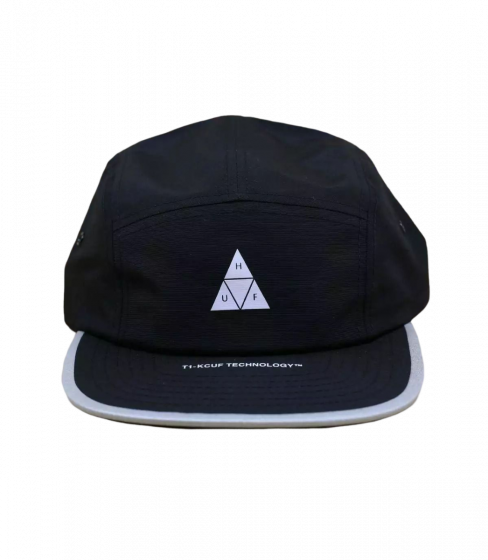 Boné HUF Worldwide Ess Strapback TT 5Panel Flash Volley Preto HUF Worldwide - Item Streetwear