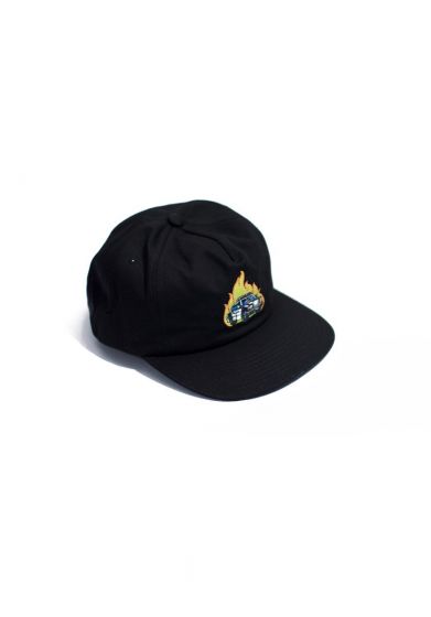 Boné HUF Worldwide Roasted Unstructured Preto