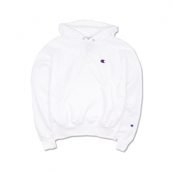 Blusa Moletom Champion com Capuz - Reverse Weave Pullover Hoodie Cinza Claro