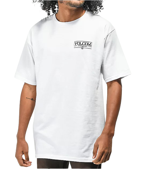 Camiseta Volcom  Silk Repeater Branco