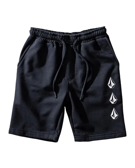 Bermuda Moletom Volcom  Iconic Stone Preta