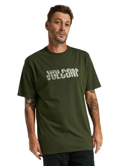 Camiseta Volcom Stone Slicer Verde