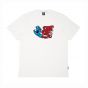 Camiseta Santa Cruz Skateboards Screaming SC Veins SS - Off White Santa Cruz Skateboards - Camiseta Skate Streetwear