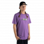 Camiseta Logo Lost Silk Fluorescente Roxo Quartzo Child Skate - Camiseta Skate Streetwear