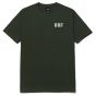 Camiseta Essentials Huf Wordwide Classic H Verde