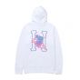 Moletom Canguru Huf Barb Wire Classic Branco